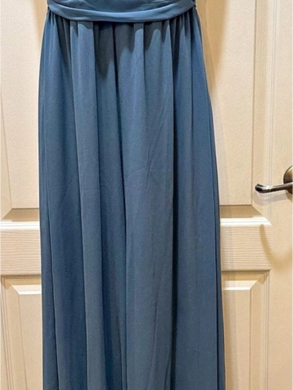 Lulus Pleated Pant Romper in Blue Size Large Great Condition